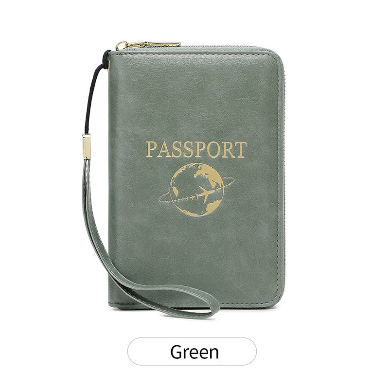 🧳 ✈️ Reisepass-Geldbörse mit RFID-Schutz – Sicher, Kompakt & Ideal Für Reiseunterlagen & Karten 🛡️