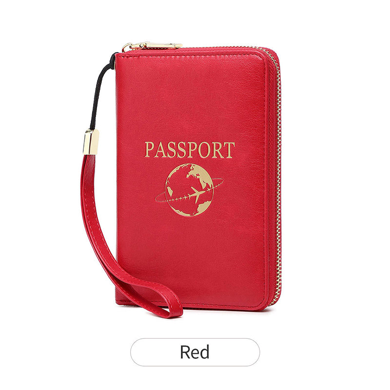 🧳 ✈️ Reisepass-Geldbörse mit RFID-Schutz – Sicher, Kompakt & Ideal Für Reiseunterlagen & Karten 🛡️