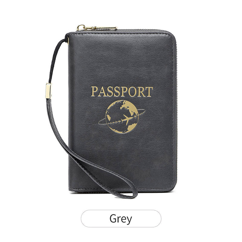 🧳 ✈️ Reisepass-Geldbörse mit RFID-Schutz – Sicher, Kompakt & Ideal Für Reiseunterlagen & Karten 🛡️