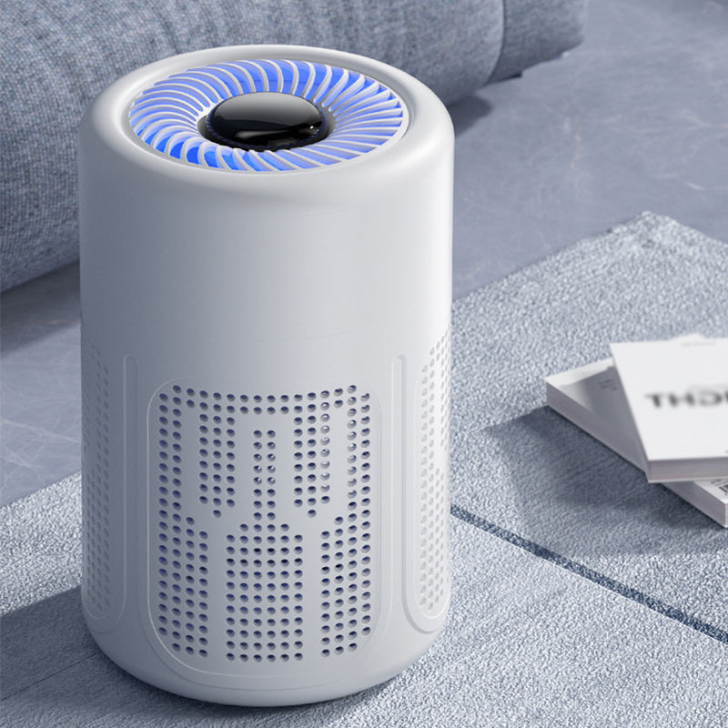 🌿Luftreiniger für Zuhause - Mehrschichtige Filtration & Leiser Betrieb Inkl. Filter & Aromatherapie-Tabletten, Weiß