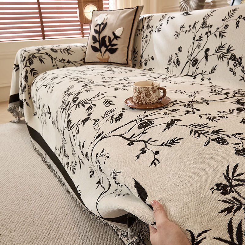 Strapazierfähiger und tierfreundlicher Chenille-Sofabezug