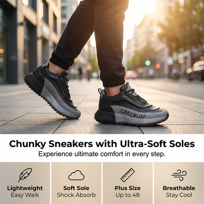 👟  Herren Mode-Sneaker mit Dicker Laufsohle – Bequem, Stilvoll & Perfekt Für Den Alltag 💪