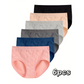 🌸69% Rabatt☁️6er-Pack nahtlose Komfort-Slips für Damen mit mittlerer Leibhöhe🌷