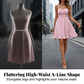 👗✨ Kleid mit geschnürter Vorderseite und Spaghettiträgern – 50% RABATT! Verspielt, feminin & perfekt für Sommer, Date oder Strand 🌸