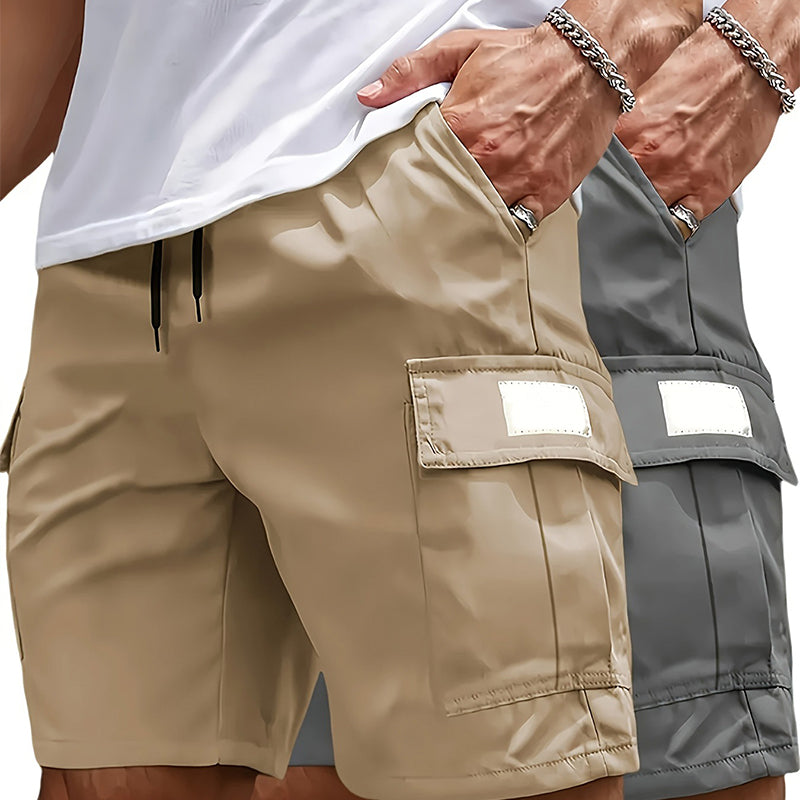 Herren Cargo-Shorts – Atmungsaktiv, Schnelltrocknend & Maximaler Komfort durch Gummizug