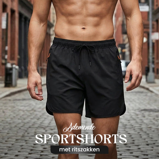 🔥🔥50% Rabatt🩳Ademende sportshorts met ritszakken🌊Angenehm kühl und atmungsaktiv – 5 Stück für nur 49,99 Euro!💪