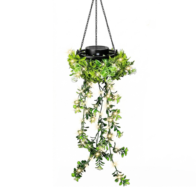☀️ KAUFE 3, ERHALTE 1 GRATIS! 🌿 Solar-Efeu-Lichterkette – Wasserdicht, 8 Modi & flexibel – Perfekt für Garten, Balkon & Wanddekoration 💡