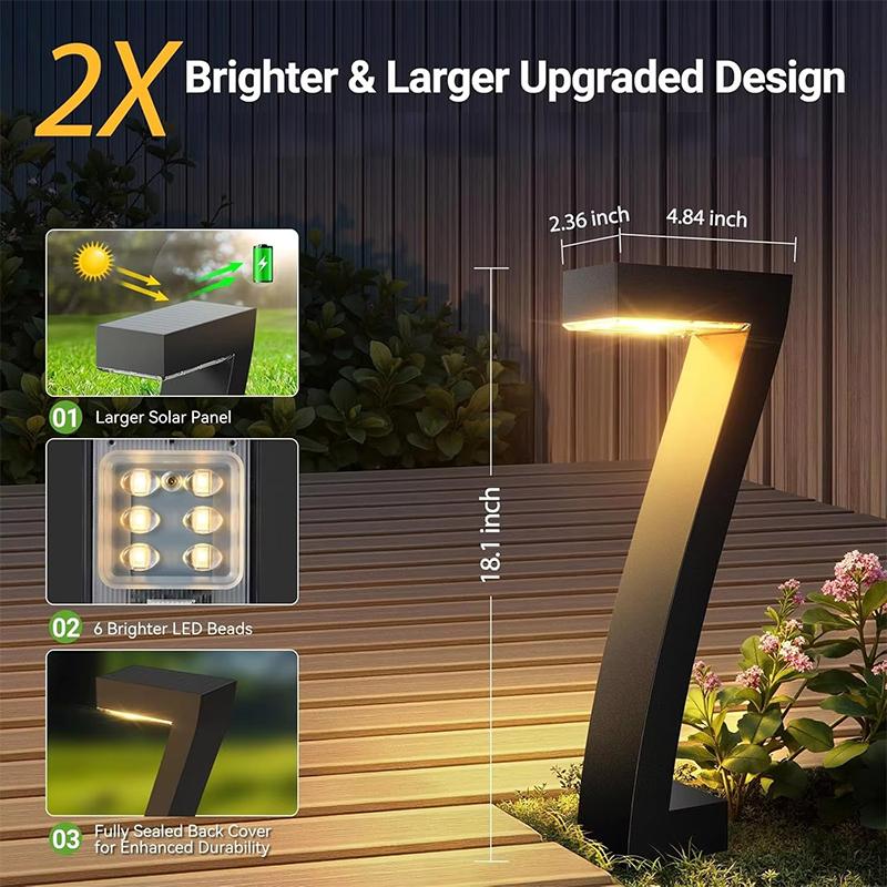 🔆💡 Kreative, wasserdichte Solar-Wegeleuchten – hocheffizient, wetterfest, null Stromkosten💰🏡 für Garten & Einfahrt.