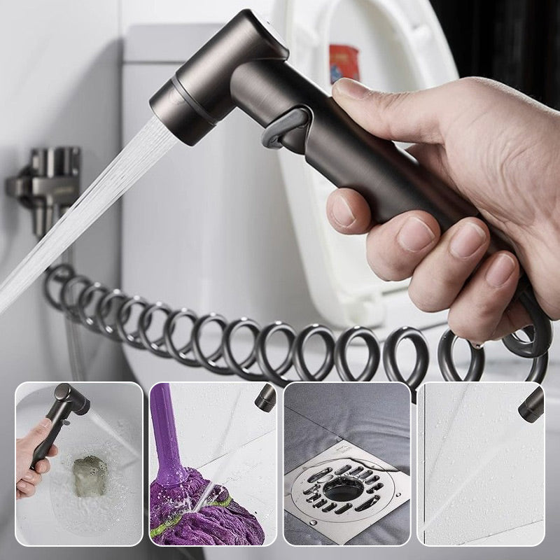 ⏳ BEGRENZTE ZEIT: 50 % RABATT! ⏰🧼 1-Eingang-2-Ausgang Dual-Steuerventil & Bidet-Sprayer-Set 💧
