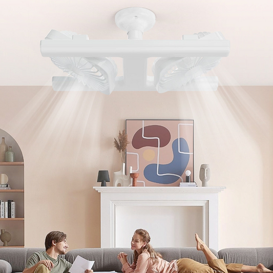 💡 Moderne 2-in-1 LED-Deckenventilatorleuchte – Leise & energiesparend | Versandfrei