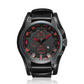 Herren-Business-Quarzuhren mit PU-Lederarmband