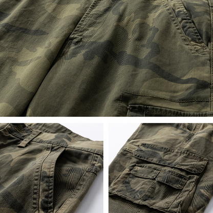 Urban Streetwear Camo Cargos – Relaxed Fit Baumwoll-Hose mit Multi-Taschen 🕶️✨