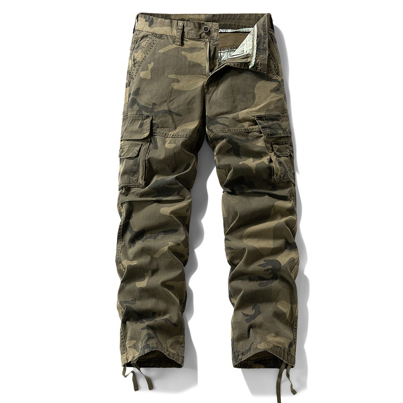 Urban Streetwear Camo Cargos – Relaxed Fit Baumwoll-Hose mit Multi-Taschen 🕶️✨