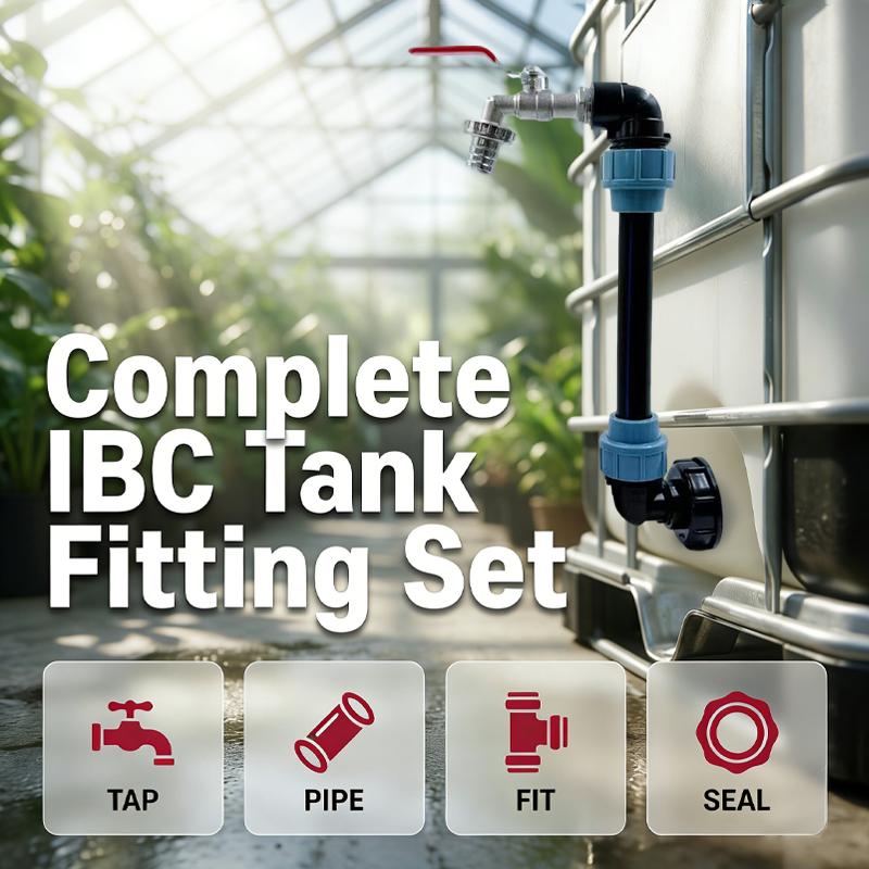 🛠️ LIMITED-TIME 50% RABATT! 💧 IBC Tank Anschlussset Komplett – Hahn, Ventile, Adapter, Dichtungen, Dicht & Langlebig ✨