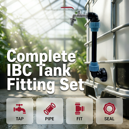 🛠️ LIMITED-TIME 50% RABATT! 💧 IBC Tank Anschlussset Komplett – Hahn, Ventile, Adapter, Dichtungen, Dicht & Langlebig ✨