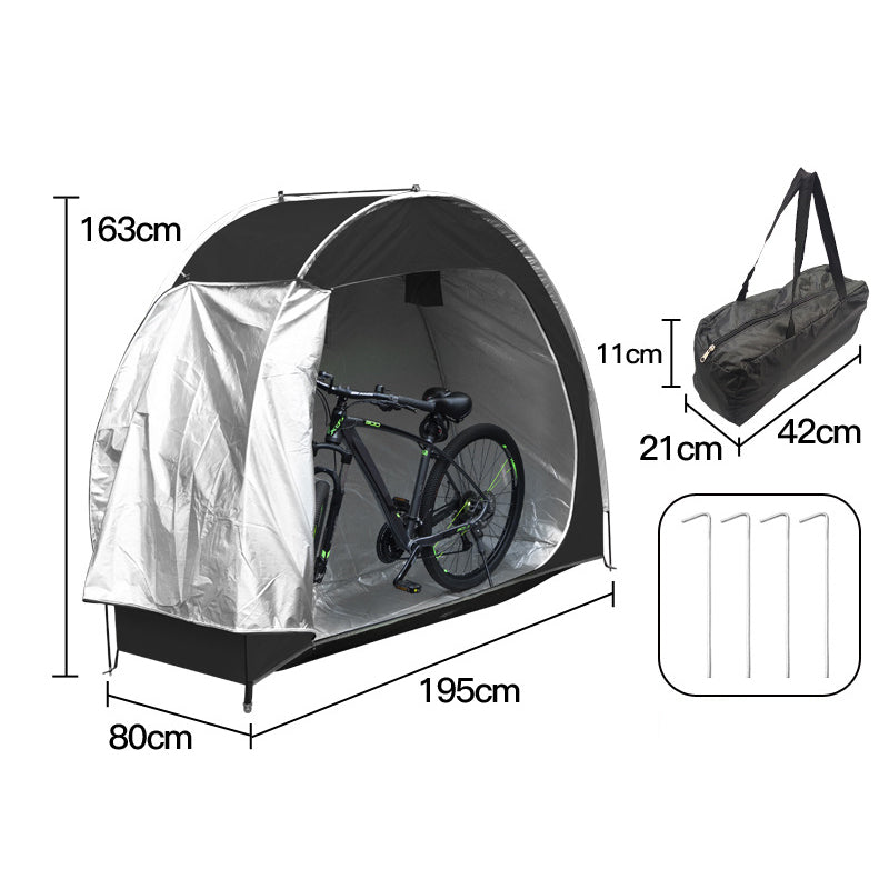 ⏳ 50% Rabatt nur für kurze Zeit ⏰ 🚲 Multifunktionaler tragbarer Outdoor-Aufbewahrungsschuppen für Fahrräder ⛺