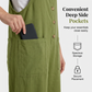 🌿👖Lässige Latzhose für Damen mit lockerer Passform und Knopfleiste