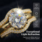 Vintage Zirkonia Ring – Verstellbarer Offener Ring für Damen, Elegant & Leicht Luxus für Zeige- oder Mittelfinger