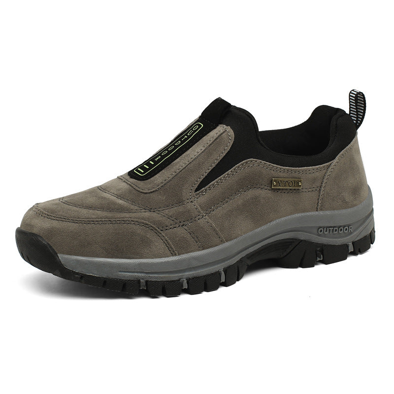 Rutschfeste, atmungsaktive Herren-Wanderschuhe – Haltungs-Korrektur, leichter Komfort & perfekt für Alltag/Ausflug 🚶‍♂️