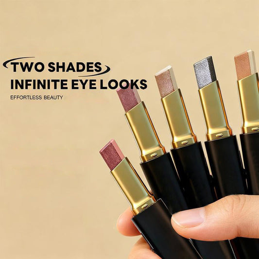 💄 50% RABATT! ✨ Instant Glow Zweifarbiger Lidschatten-Stift – Langanhaltend, Cremige Textur & Perfekt Für Einen Strahlenden Blick 👁️