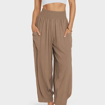 💖👖Lockere Damen-Freizeithose im Harem-Stil mit hoher Taille