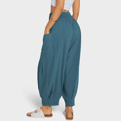 💖👖Lockere Damen-Freizeithose im Harem-Stil mit hoher Taille