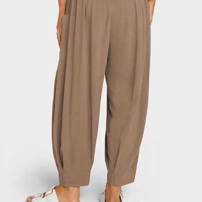 💖👖Lockere Damen-Freizeithose im Harem-Stil mit hoher Taille