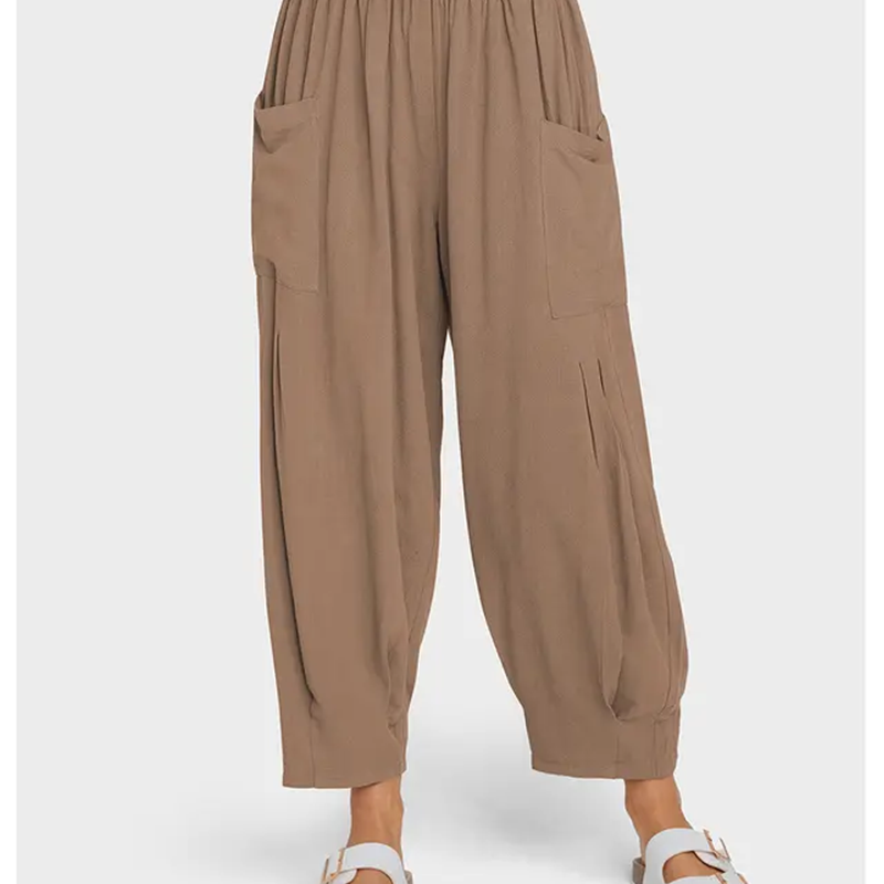 💖👖Lockere Damen-Freizeithose im Harem-Stil mit hoher Taille