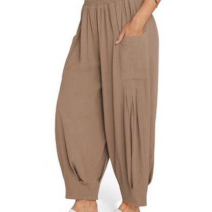 💖👖Lockere Damen-Freizeithose im Harem-Stil mit hoher Taille