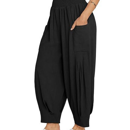 💖👖Lockere Damen-Freizeithose im Harem-Stil mit hoher Taille