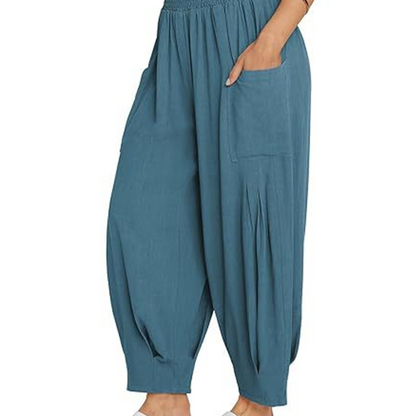 💖👖Lockere Damen-Freizeithose im Harem-Stil mit hoher Taille
