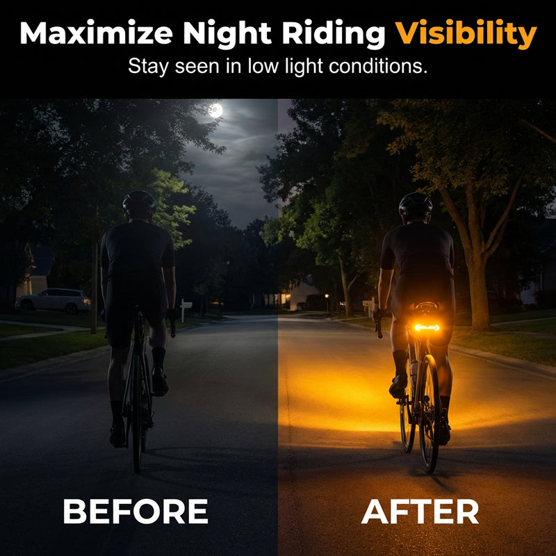 🚴 🔦 Drahtloses Blinkerlicht für Fahrräder – Wiederaufladbar, Wasserdicht & Perfekt Für Mehr Sicherheit Bei Nacht 💡