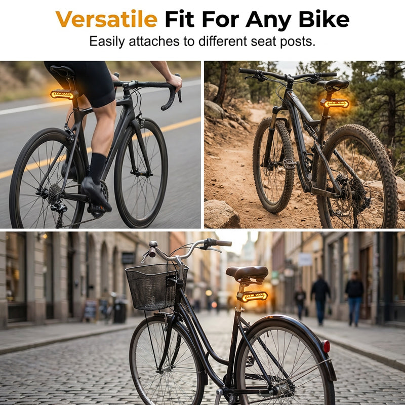 🚴 🔦 Drahtloses Blinkerlicht für Fahrräder – Wiederaufladbar, Wasserdicht & Perfekt Für Mehr Sicherheit Bei Nacht 💡