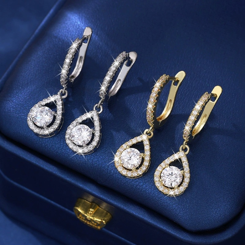 🎁Neuwaren 50% Rabatt💥Elegant Teardrop Dangle Hoop Earrings