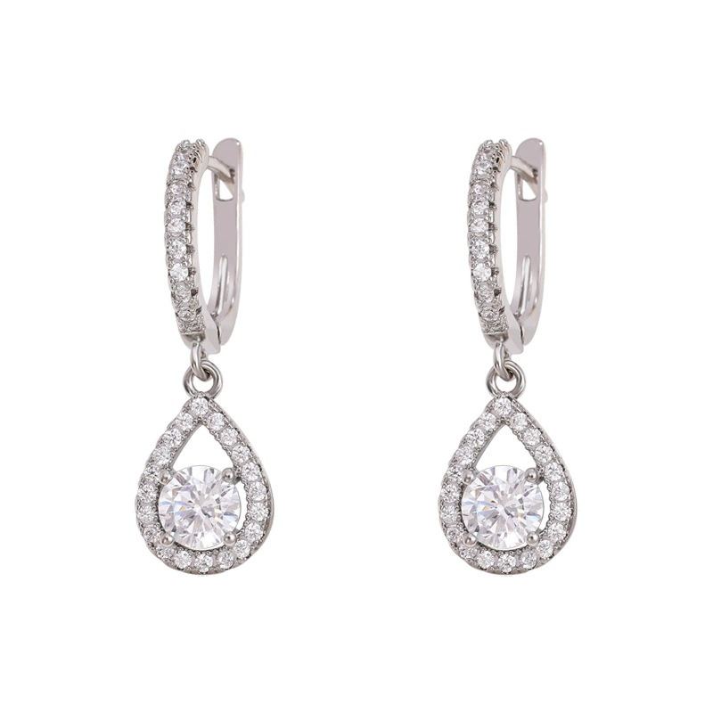 🎁Neuwaren 50% Rabatt💥Elegant Teardrop Dangle Hoop Earrings