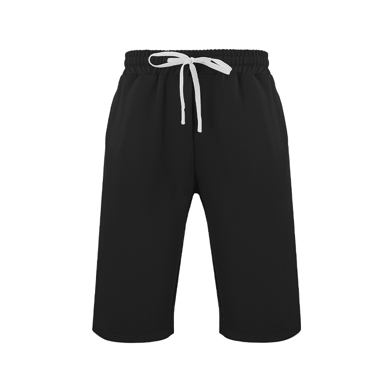 Herren Casual Kordelzug-Shorts mit Knienlänge