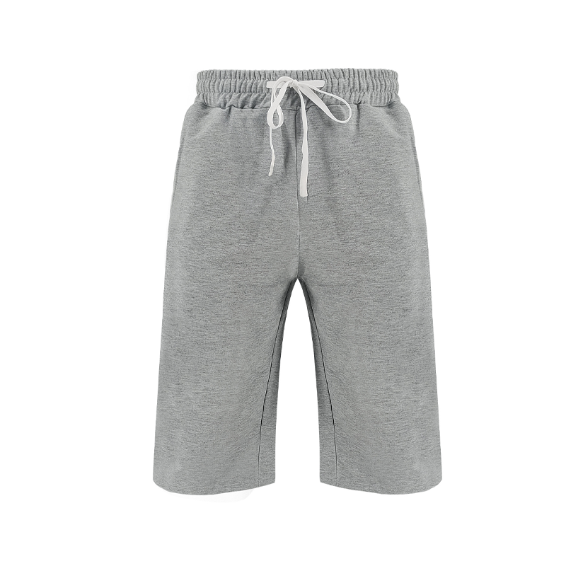 Herren Casual Kordelzug-Shorts mit Knienlänge