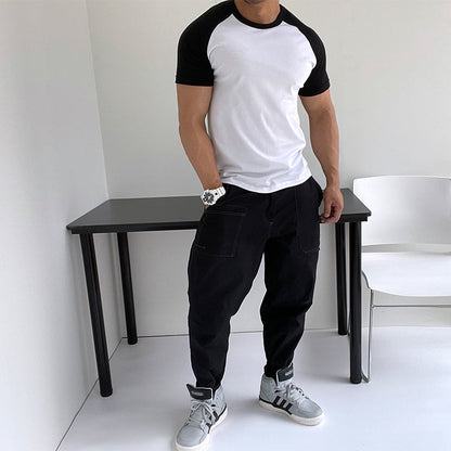 【HEUTE 50 % RABATT】KLASSISCHE BAUMWOLL-T-SHIRTS FÜR MÄNNER