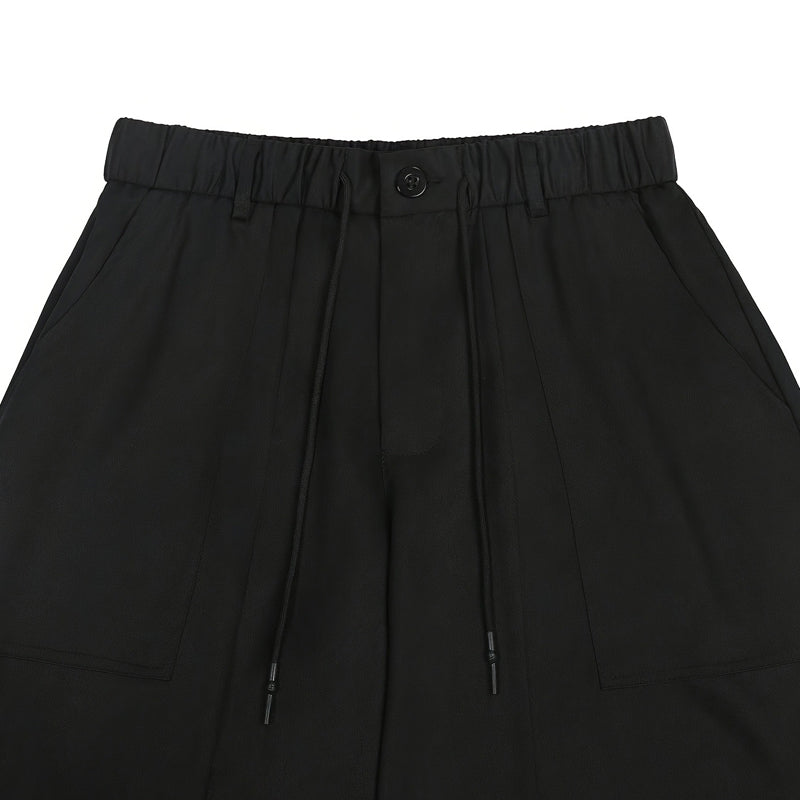 👖 JETZT 50 % RABATT! Lässige Herren-Caprihose in Übergröße mit Kordelzug – Weites Bein, lockere Passform, elastischer Bund und strapazierfähiges Polyester 🔥✨