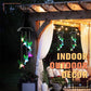 ✨Solar LED Windspiel mit Schmetterlingen – Farbwechselnd, Herzdesign für Garten und Balkon🦋🌈