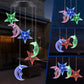 ✨Solar LED Windspiel mit Schmetterlingen – Farbwechselnd, Herzdesign für Garten und Balkon🦋🌈