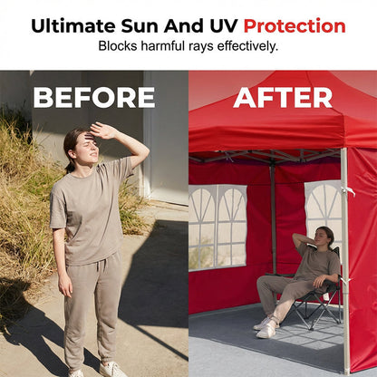 🌧️💨 Schluss mit Zugluft & Nässe! 50% Rabatt – die wasserdichte Seitenplane für dein Outdoor-Zelt 🏕️