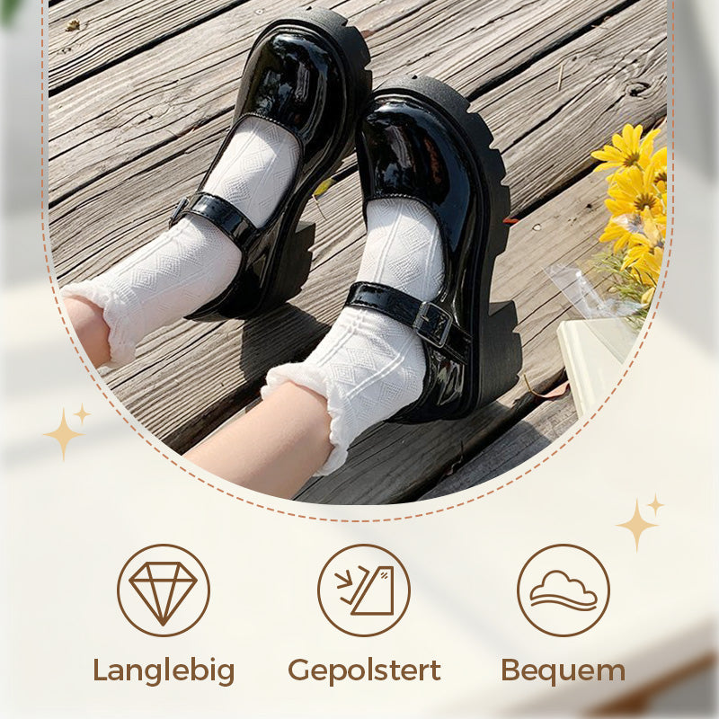 Stylische Mary-Jane-Schuhe für Damen mit Blockabsatz