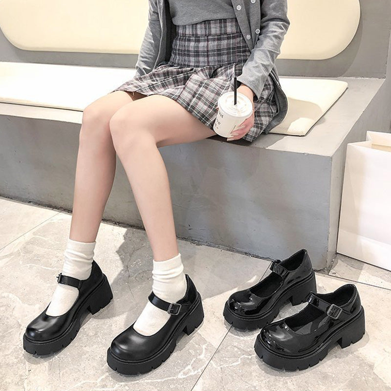 Stylische Mary-Jane-Schuhe für Damen mit Blockabsatz