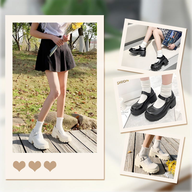 Stylische Mary-Jane-Schuhe für Damen mit Blockabsatz