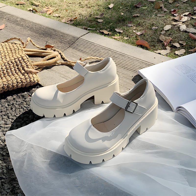 Stylische Mary-Jane-Schuhe für Damen mit Blockabsatz