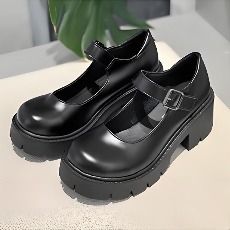 Stylische Mary-Jane-Schuhe für Damen mit Blockabsatz