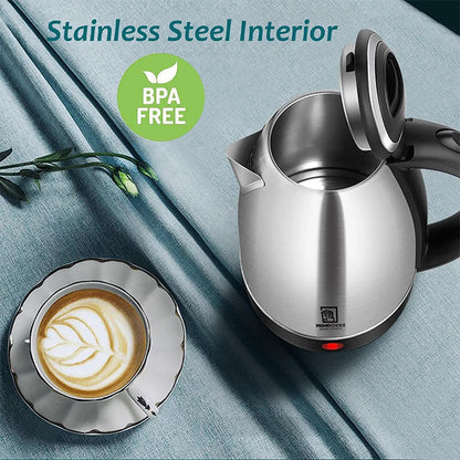 🔥 LAST DAY: 50% OFF!! 🏆 Flash Sale ⚡Large Capacity Electric Tea Kettle with All-Steel Interior