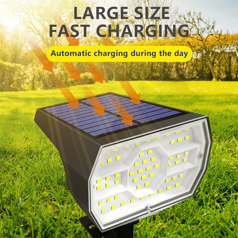 🌞 🌿 Solar-Erdsteckleuchte für den Garten im Freien – 56 LEDs, 3 Lichtmodi & IP65-wasserdicht ✨