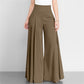 Freietaube Einfarbige hoher Taille weitem Bein Hose